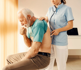 Lung disease such as asthma (moderate to severe)